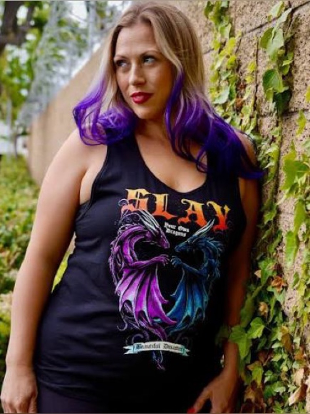 Slay Your Own Dragons Graphic Tank Top - Women's L-XL
